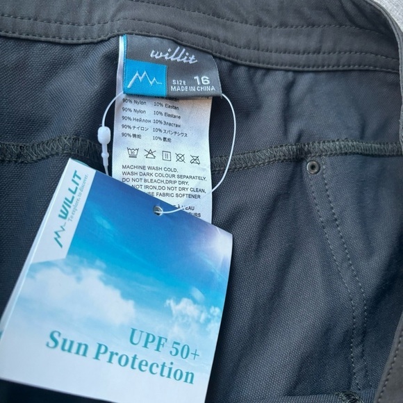 Willit Golf Hiking Shorts 7" Quick Dry Athletic w Pockets Water Resistant - Picture 6 of 9